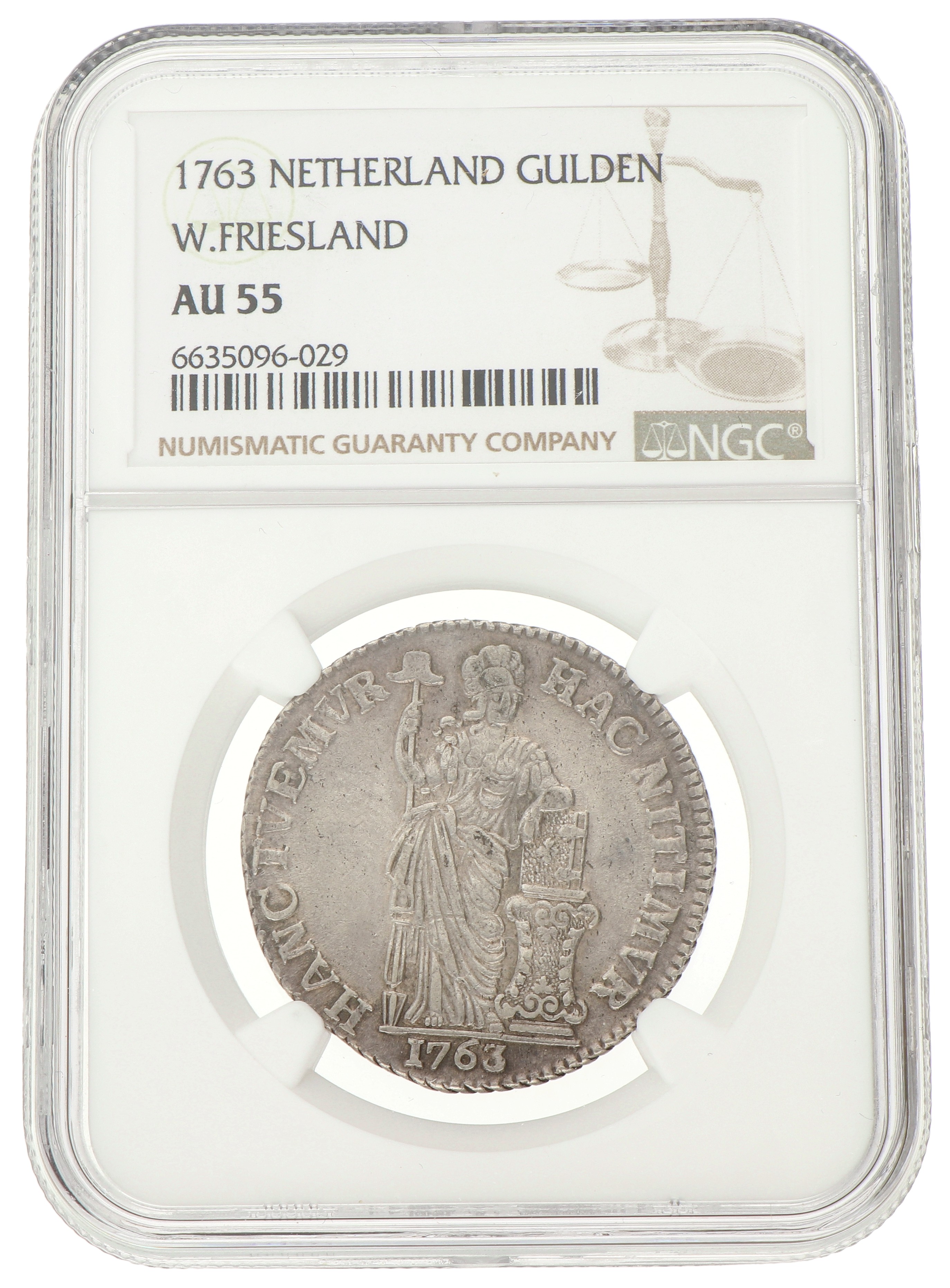 Gulden - Generaliteits. West-Friesland. 1763. AU 55.