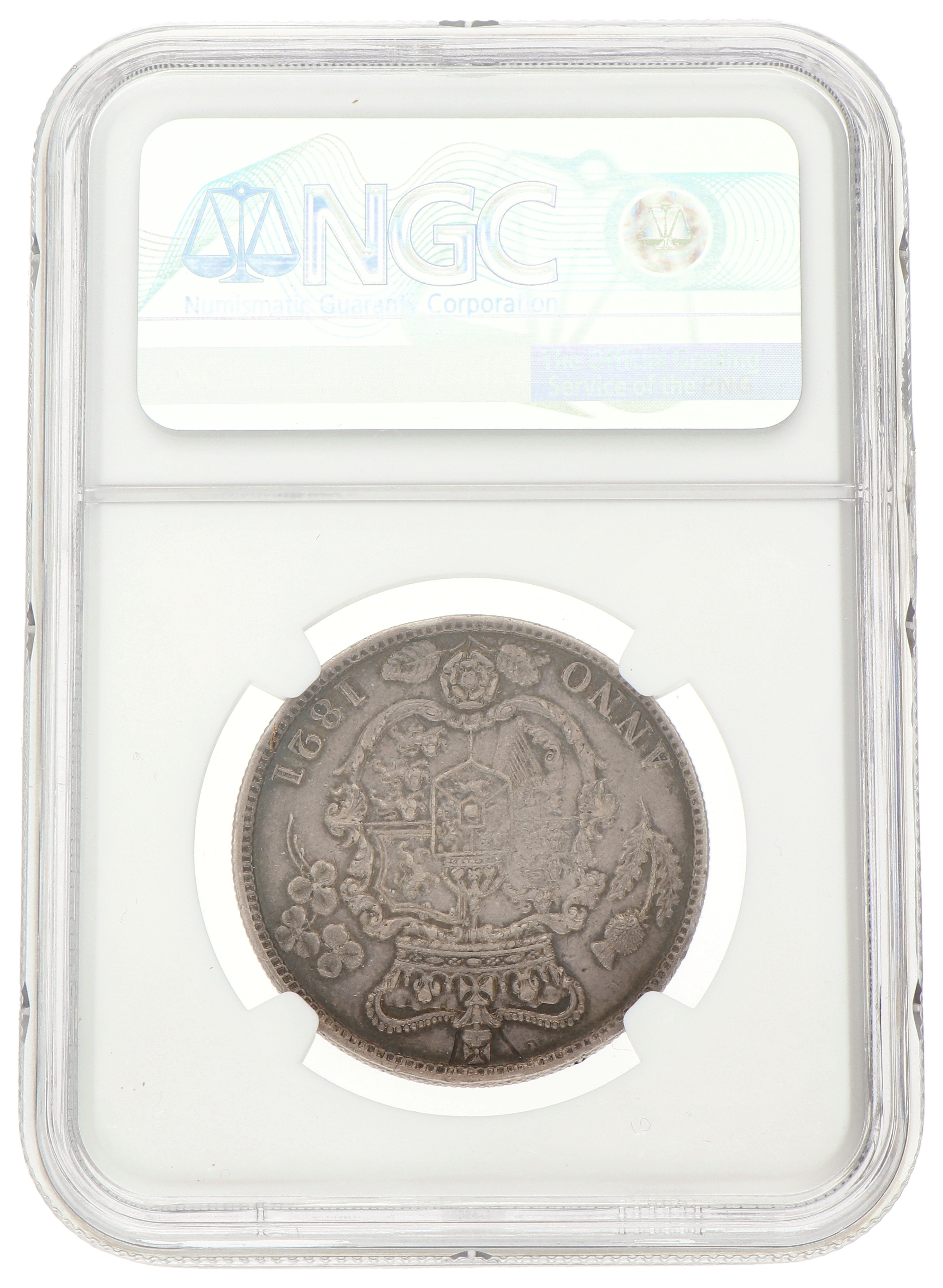 Great Britain. George IV. ½ Crown. 1821.