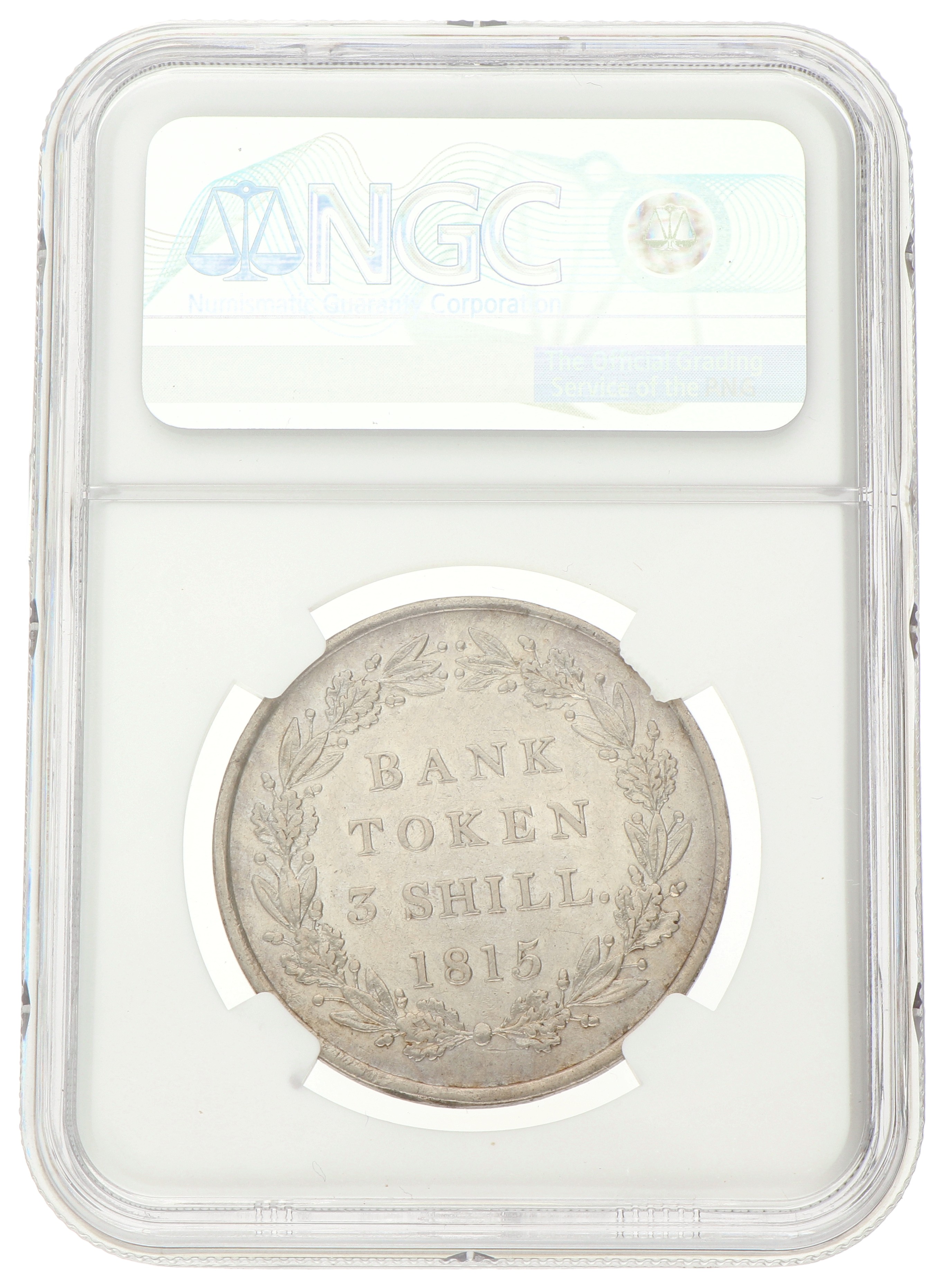 Great Britain. Bank of England. George III. 3 Shillings - Bank token. 1815.