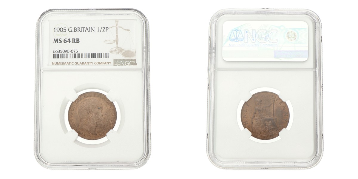 Great Britain. Edward VII. ½ Penny. 1905.