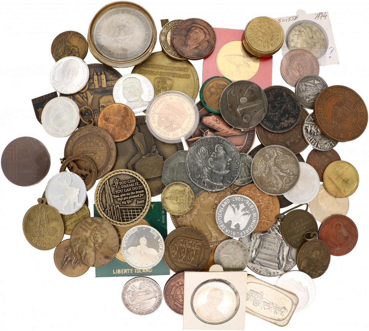 19th / 20th century. World. Lot (60) Medals.