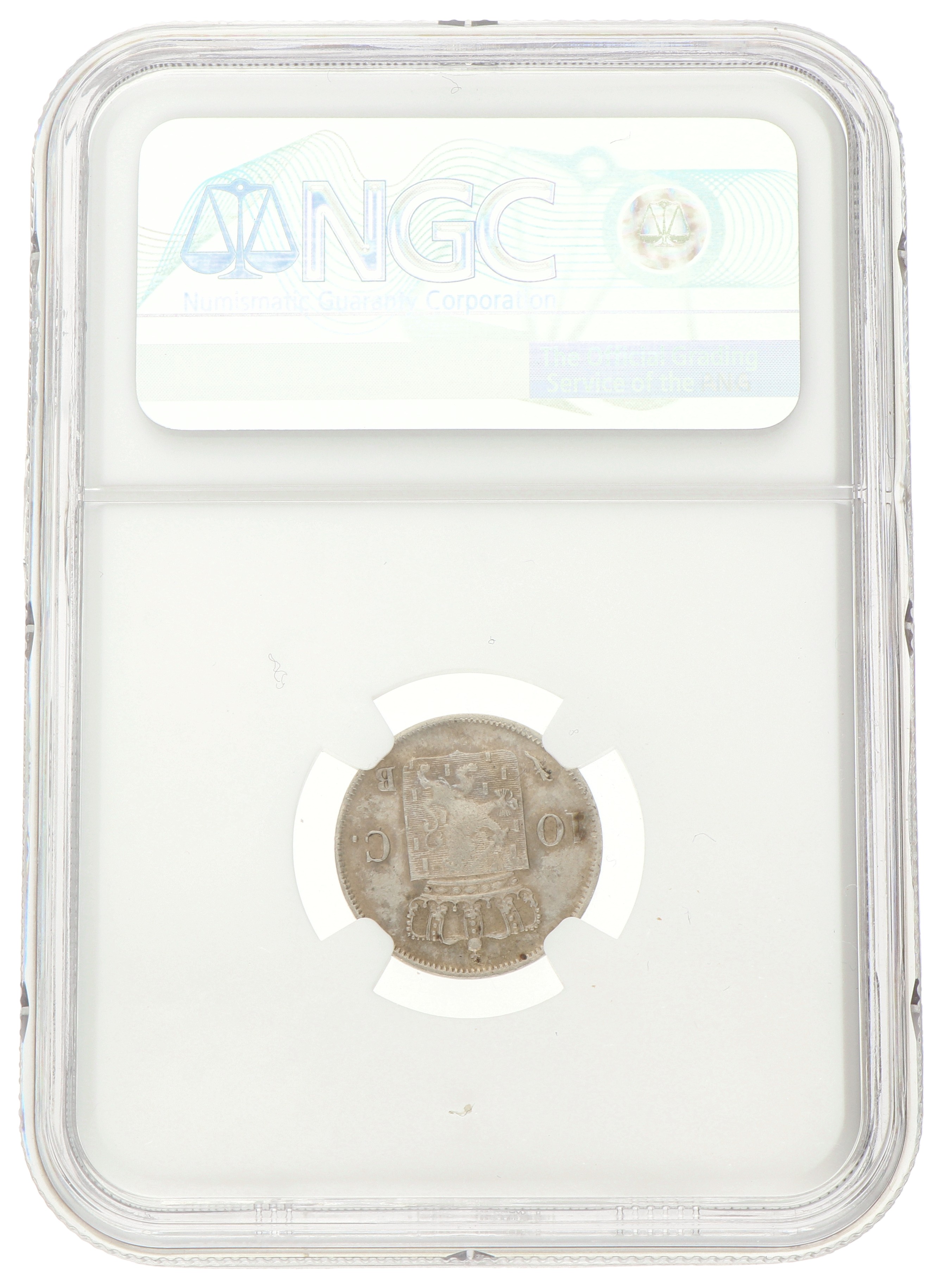 10 Cent. Willem I. 1826 B. UNC details.