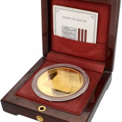 Qatar. Hamad bin Khalifa Al Thani. 5000 Rials. 2003.