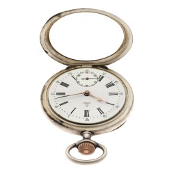 No Reserve - Omega zilver 800/1000 - Heren zakhorloge - ca. 1908.