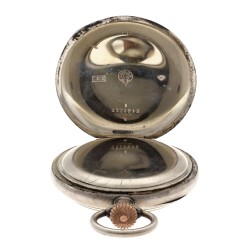 No Reserve - Omega zilver 800/1000 - Heren zakhorloge - ca. 1908.