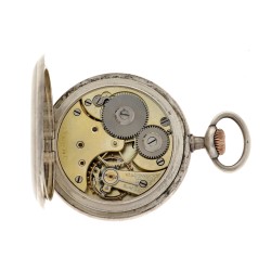 No Reserve - Omega zilver 800/1000 - Heren zakhorloge - ca. 1908.
