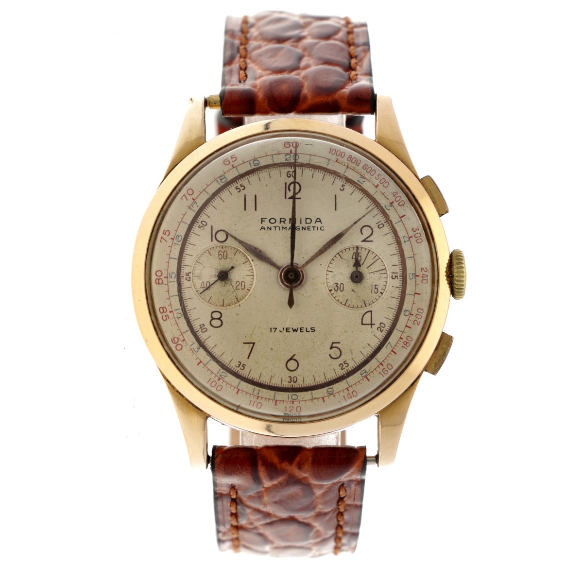 No Reserve - Formida Chronograph 18K. - Heren polshorloge. 