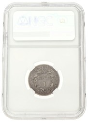 1 Franc. Napoleon. 1813. VF 25.