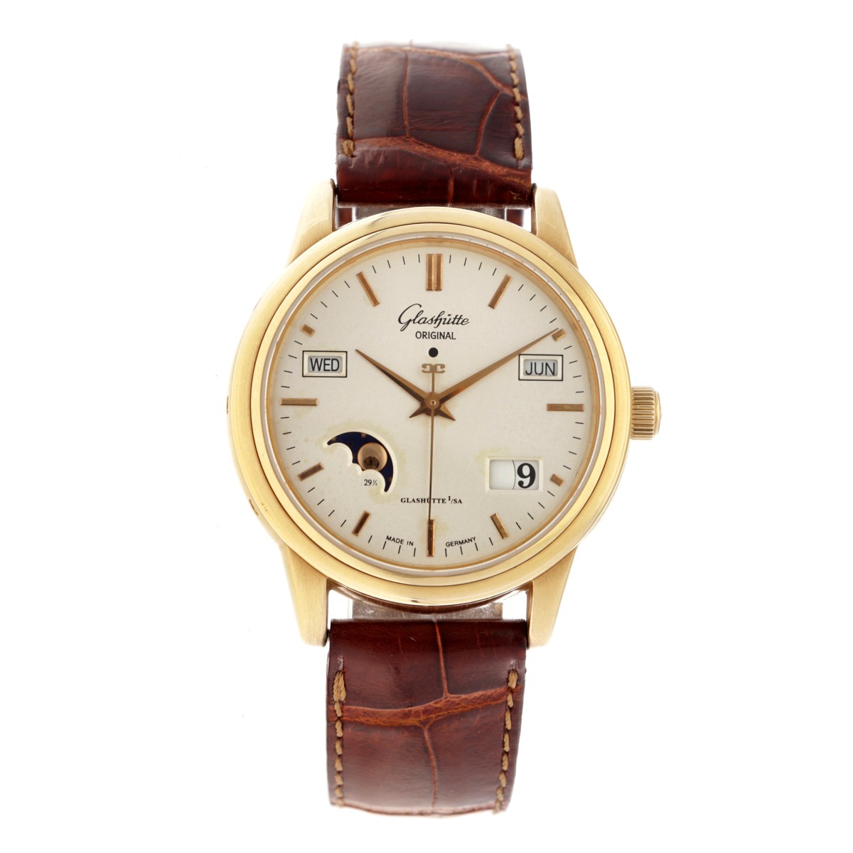 Glashütte Original Senator Perpetual Calendar 18K. 39-50-01-11-04 - Herenhorloge.