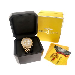 Breitling Chronomat Evolution Mother of Pearl 18K. K13356 - Heren horloge - 2006.