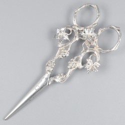 Druivenschaar zilver.