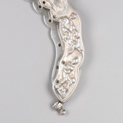 Tasbeugel met rokhaak (1788 / 1817) zilver.
