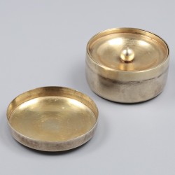 Chrismatorium / zalfdoosje zilver.
