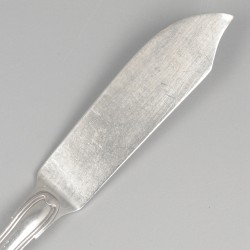Georg Jensen 8-delige set vismessen, model Old Danish, zilver.