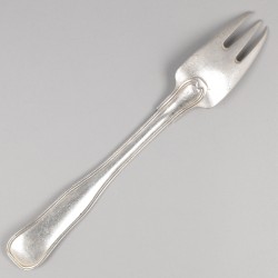 Georg Jensen 5-delige set visvorken, model Old Danish, zilver.