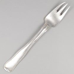 Georg Jensen 5-delige set visvorken, model Old Danish, zilver.