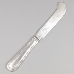 Georg Jensen 4-delige set botermesjes, model Old Danish, zilver.