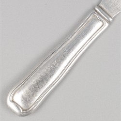 Georg Jensen 4-delige set botermesjes, model Old Danish, zilver.