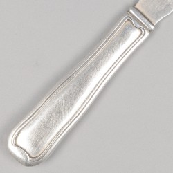 Georg Jensen 4-delige set botermesjes, model Old Danish, zilver.