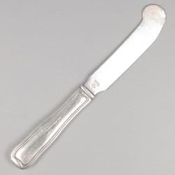 Georg Jensen 4-delige set botermesjes, model Old Danish, zilver.