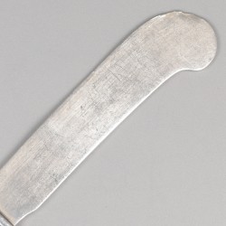 Georg Jensen 4-delige set botermesjes, model Old Danish, zilver.