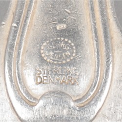 Georg Jensen 7-delige set dinervorken, model Old Danish, zilver.
