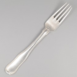 Georg Jensen 7-delige set dinervorken, model Old Danish, zilver.