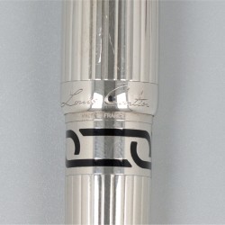 Cartier limited edition vulpen & ballpointpen "Louis Cartier", verzilverd.