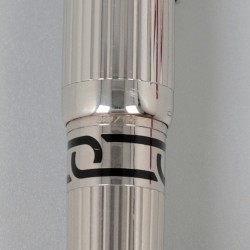 Cartier limited edition vulpen & ballpointpen "Louis Cartier", verzilverd.