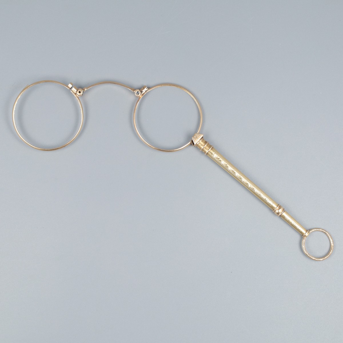 Lorgnette goud.