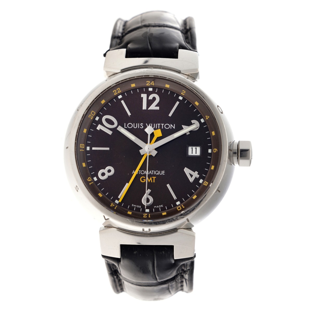 No reserve - Louis Vuitton Tambour GMT Q1131 - Heren horloge