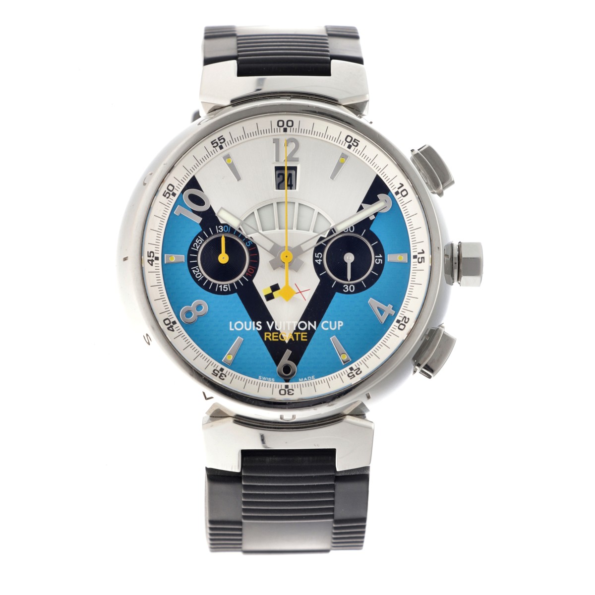 No reserve - Louis Vuitton Cup Regate Q102M - Heren horloge 