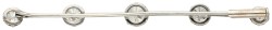 14K Witgouden staafbroche bezet met ca. 2.03 ct. diamant.