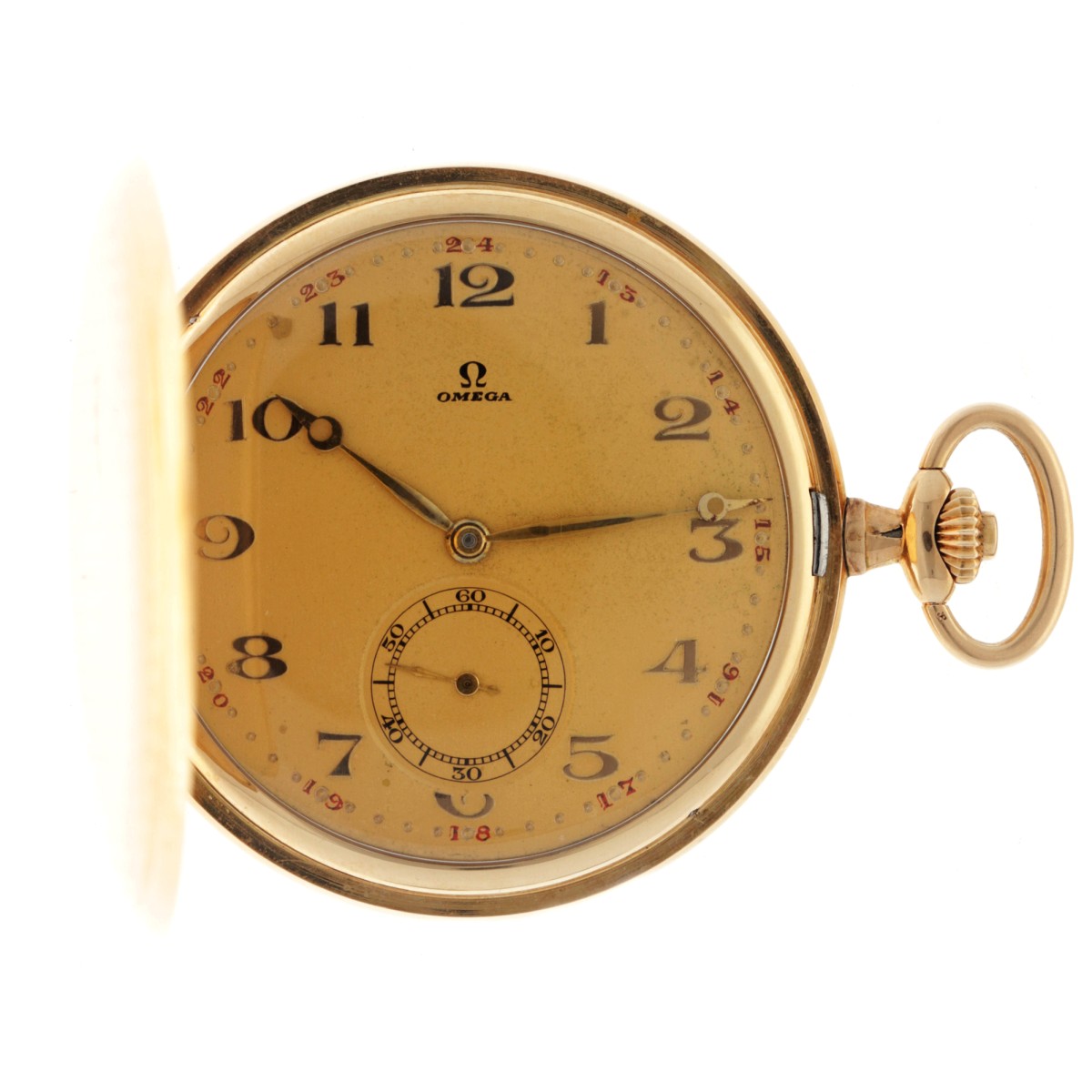 Omega - Heren zakhorloge 14K. geelgoud - 1916.