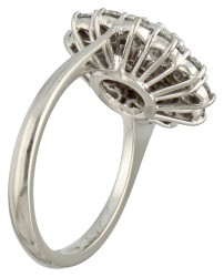 Lunati Jewels 18K witgouden entourage ring bezet met ca. 1.35 ct. diamant.