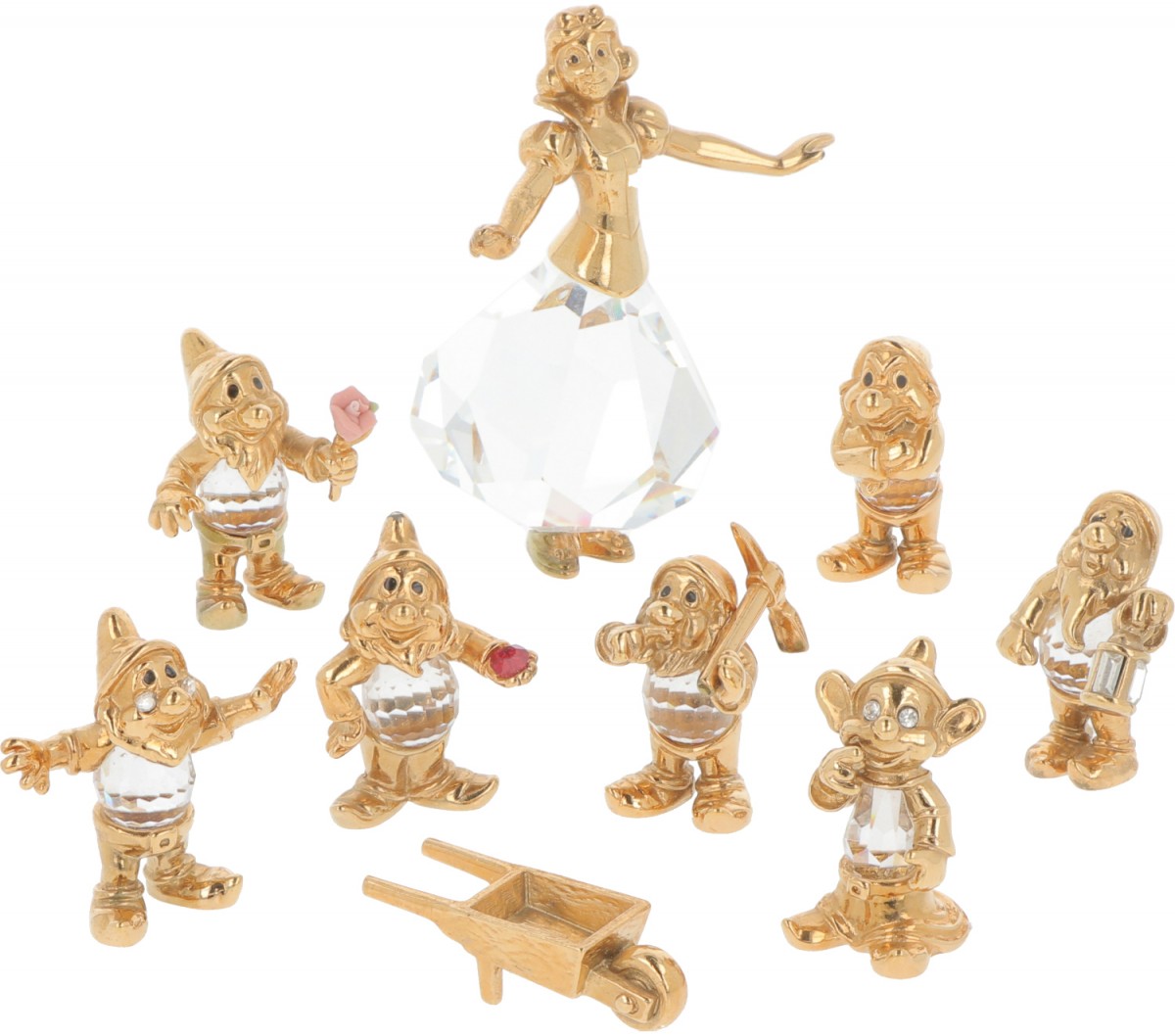 (8) delig lot Lencia Disney figuren.