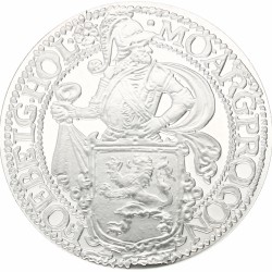 Nederland. Officiële Herslag: Leeuwendaalder 2020 Zilver 1 Ounce - Royal Delft editie.