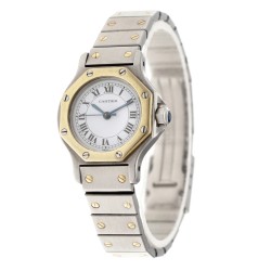 No reserve - Cartier Santos Octagon 0907 - Dames horloge - 1986.