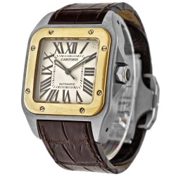 No reserve - Cartier Santos 100 2656 - Heren horloge