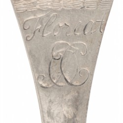 Gelegenheidslepel (18e eeuw?) zilver.