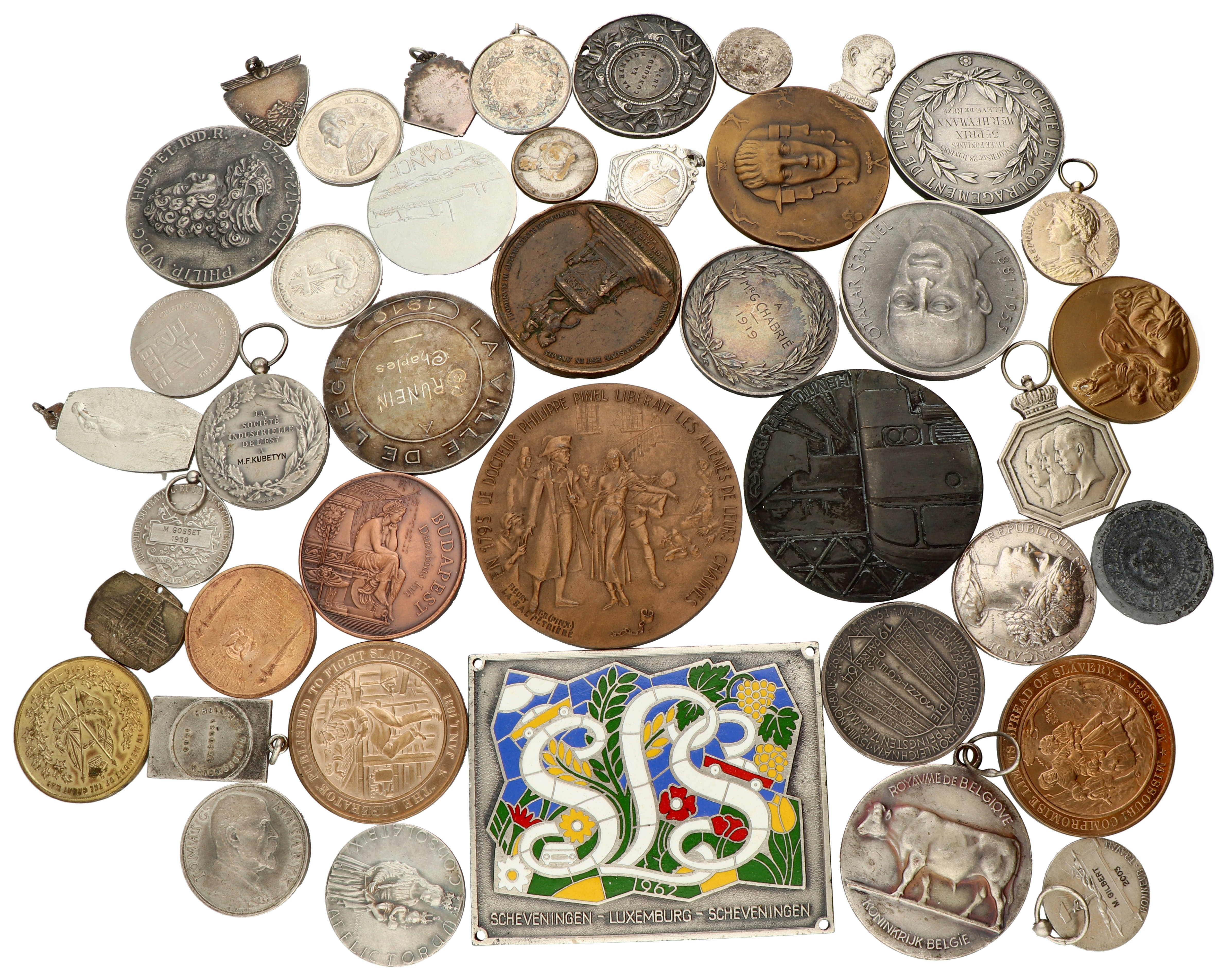 No reserve - Europe. Incl. Netherlands, France & Belgium. 19th & 20th century. Lot (42) Medals.