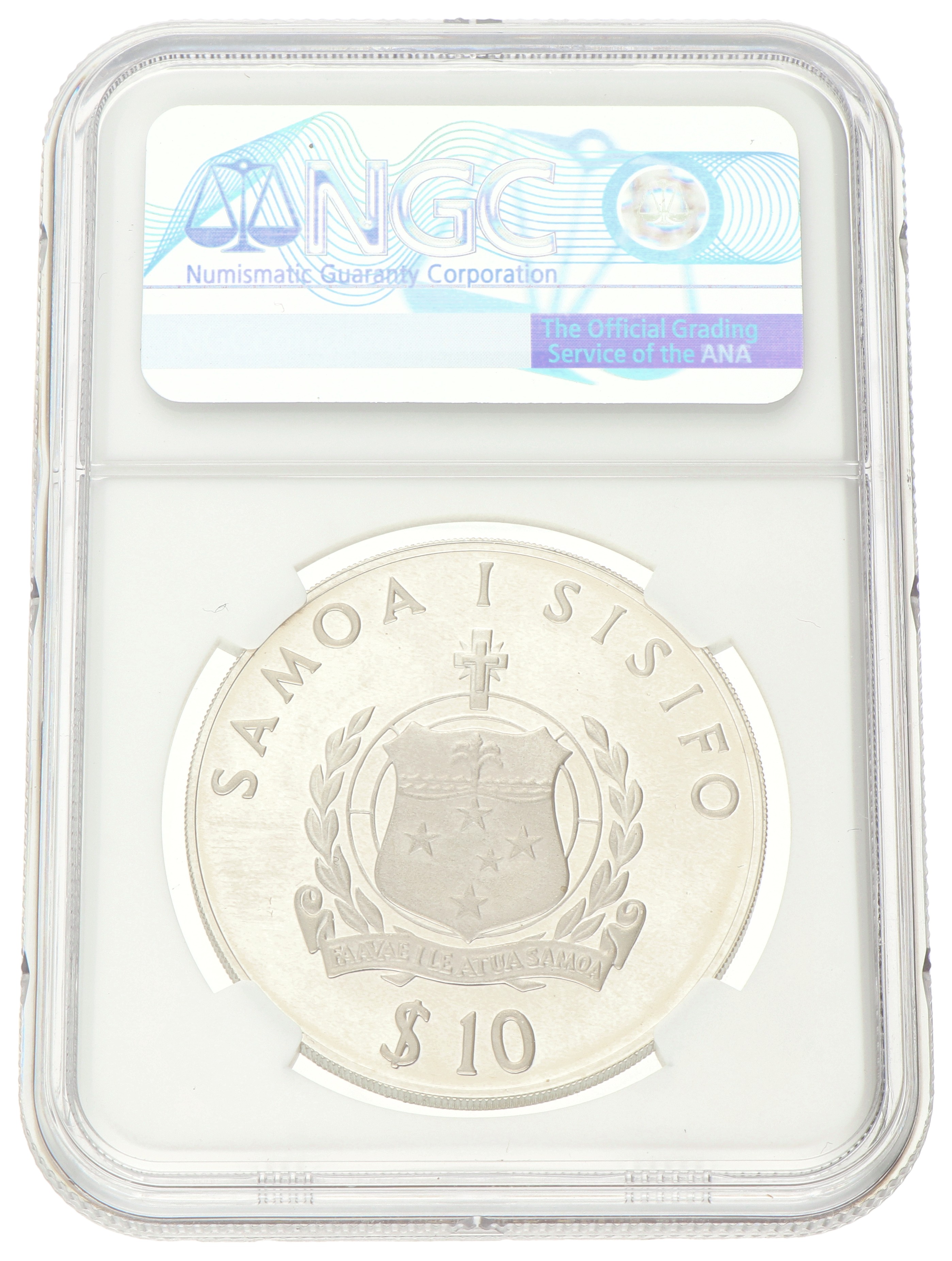 No reserve - Samoa. 10 Dollar - World Wildlife Fund. 1986.