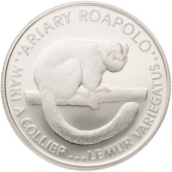 No reserve - Madagascar. 20 Ariary - World Wildlife Fund. 1988.