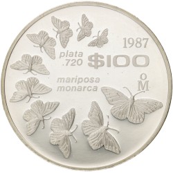 No reserve - Mexico. 100 Pesos - World Wildlife Fund. 1987.