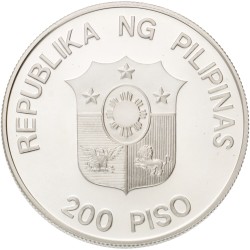 No reserve - Philippines. 200 Pesos - World Wildlife Fund. 1987.