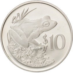 No reserve - Fiji. 10 Dollars - World Wildlife Fund. 1986.