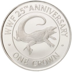 No reserve - Turks and Caicos Islands. 1 Crown - World Wildlife Fund. 1988.