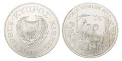 No reserve - Cyprus. 1 Pound - World Wildlife Fund. 1986.