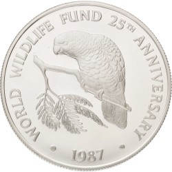 No reserve - Cayman Islands. 5 Dollars - World Wildlife Fund. 1987.