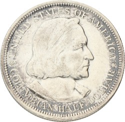 No reserve - USA. Half Dollar - Columbus. 1893. XF.